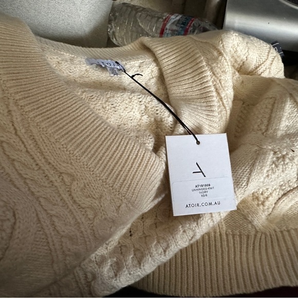 Atoir Unhinged Knit Crop Sweater XS - Picture 3 of 3